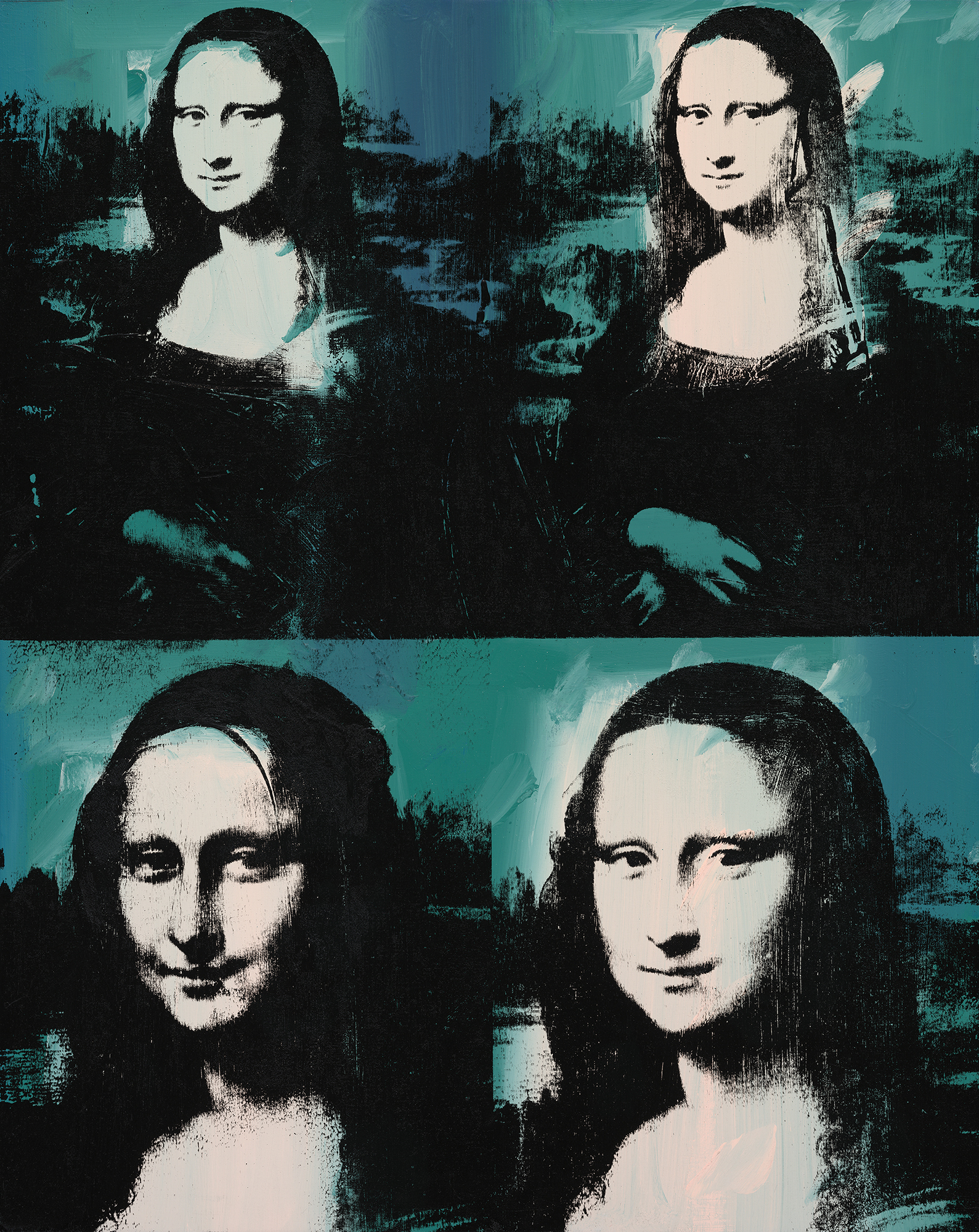 Andy Warhol Mona Lisa Four Times 1978