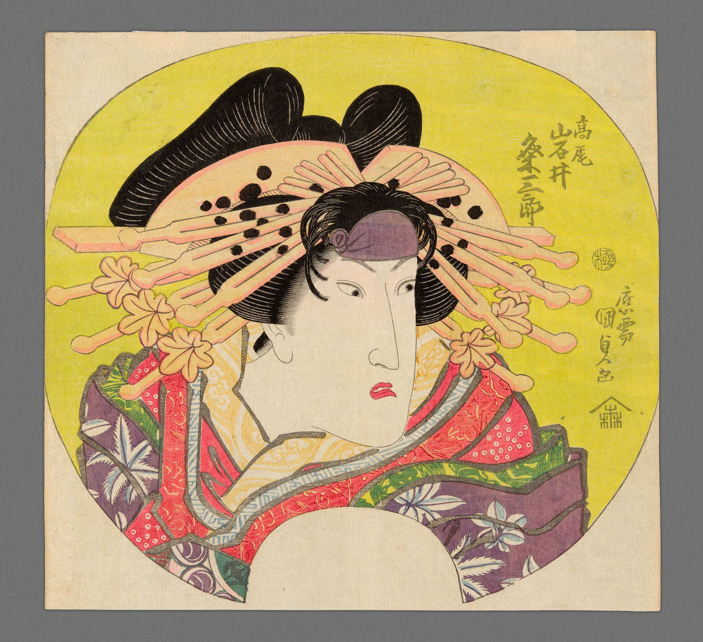 Transitory Beauty Japanese Fan Prints The Art Institute of Chicago