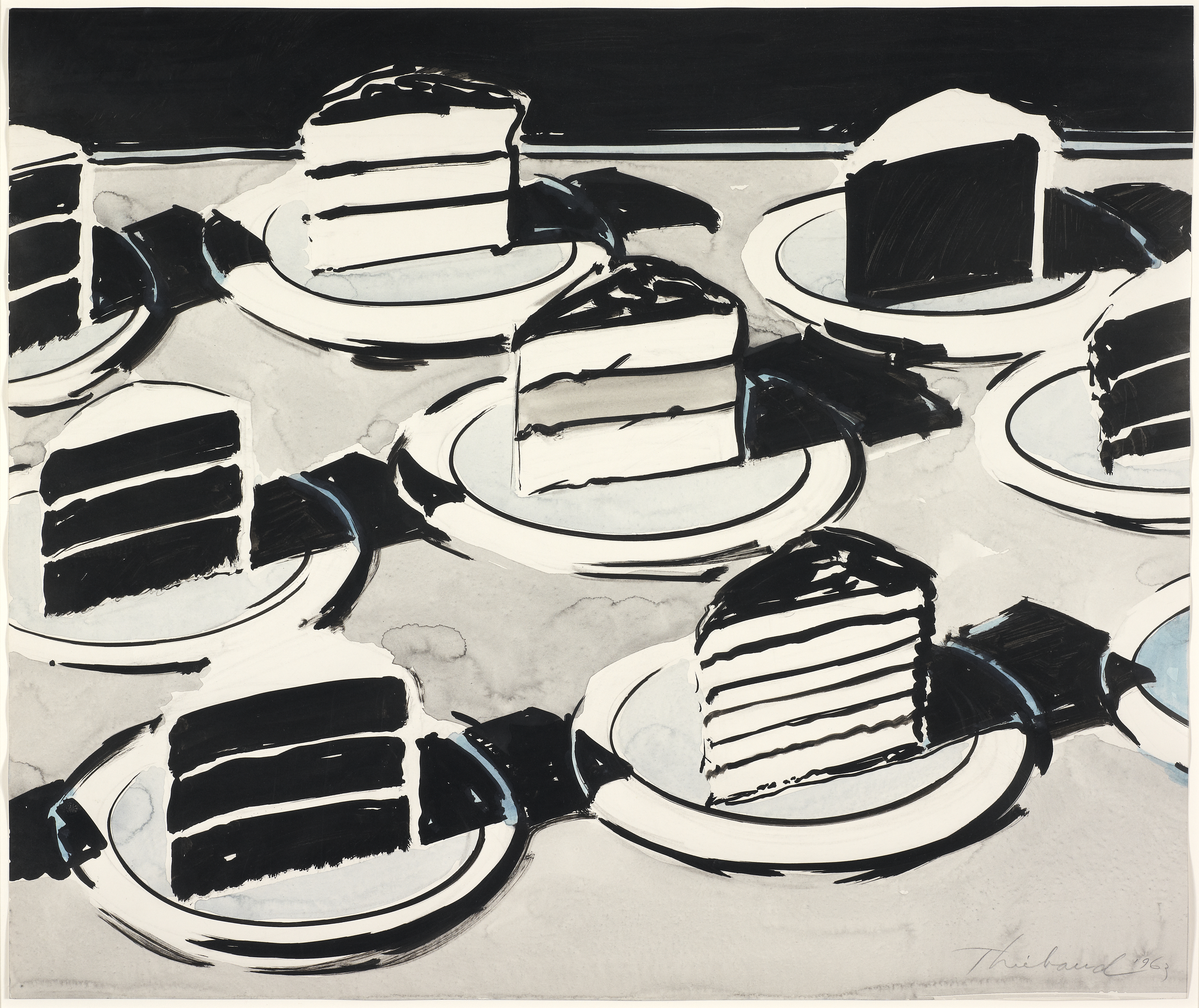Thiebaud Cake Slices