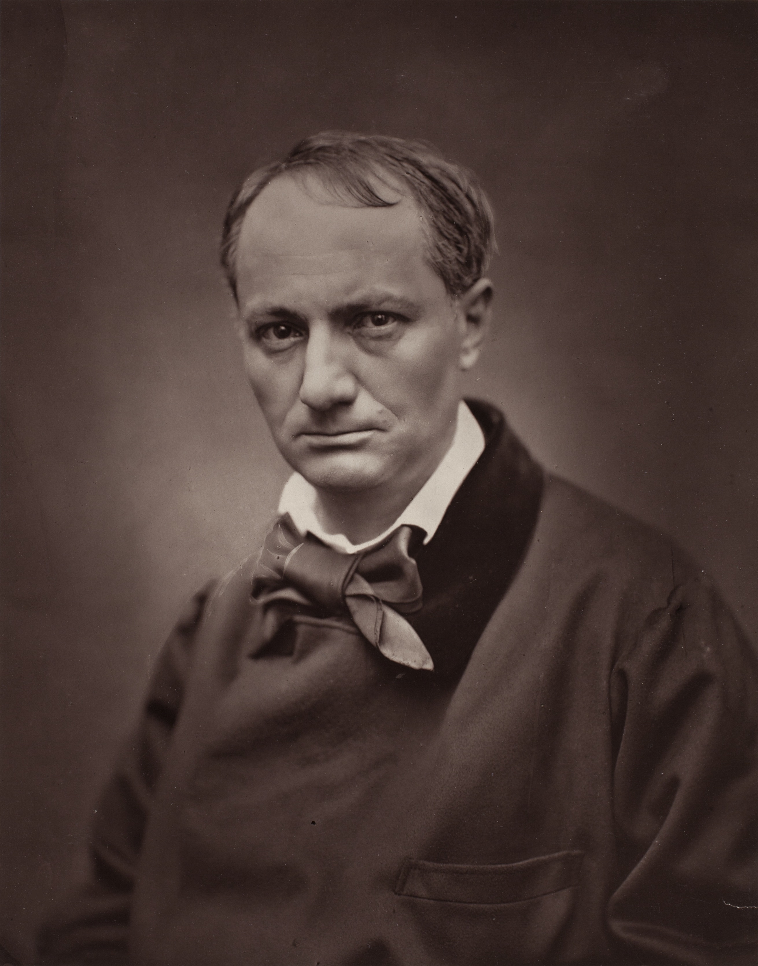 A vintage photo of Charles Baudelaire.