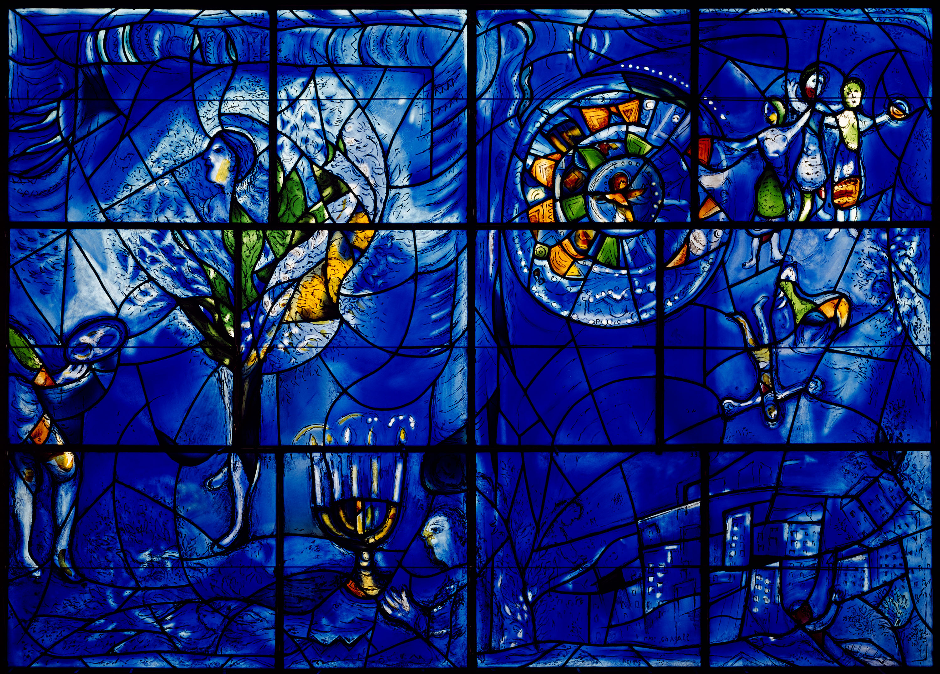 Theatre and dance panels from the America Windows