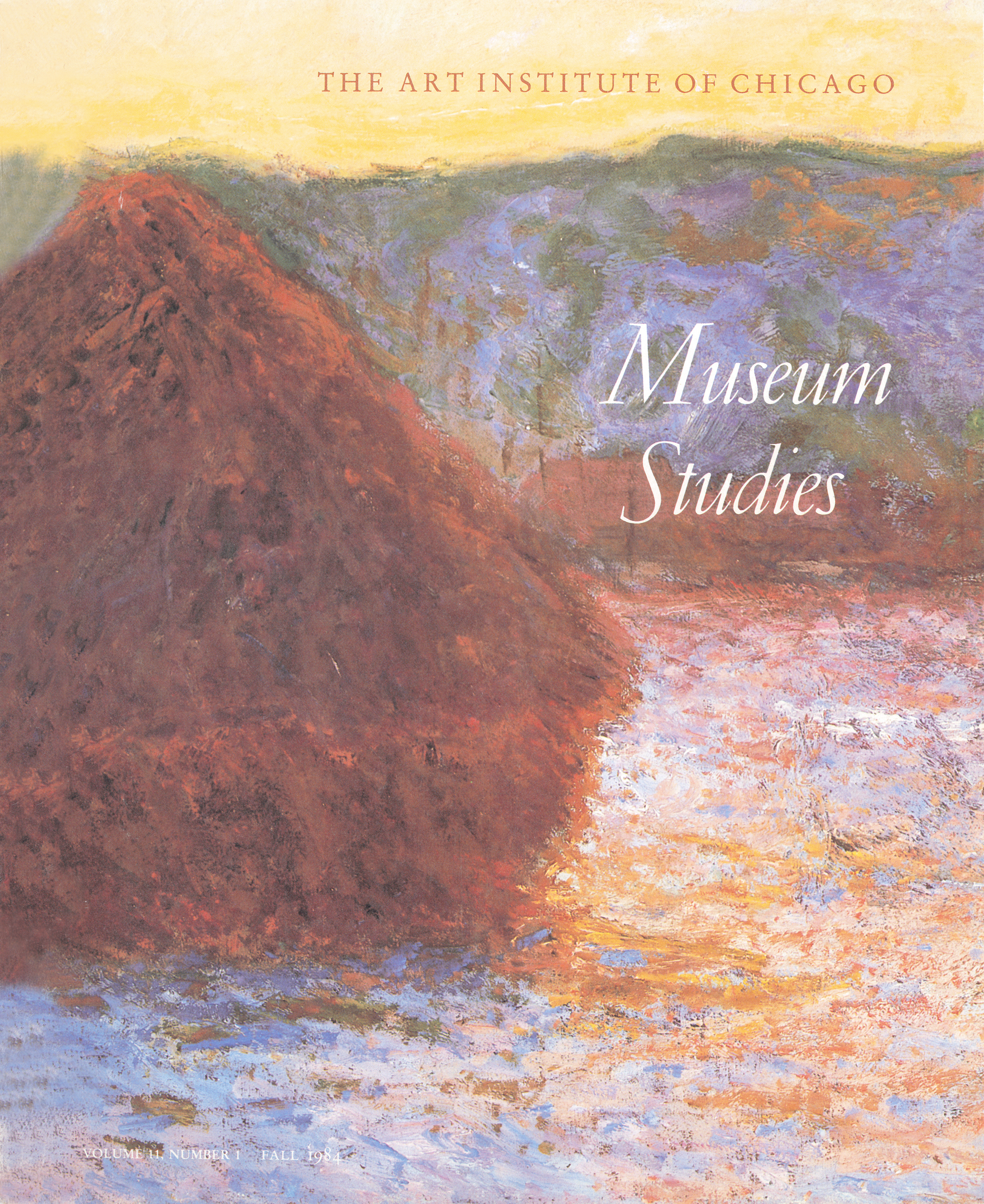 AIC MuseumStudies 11 1 CVR