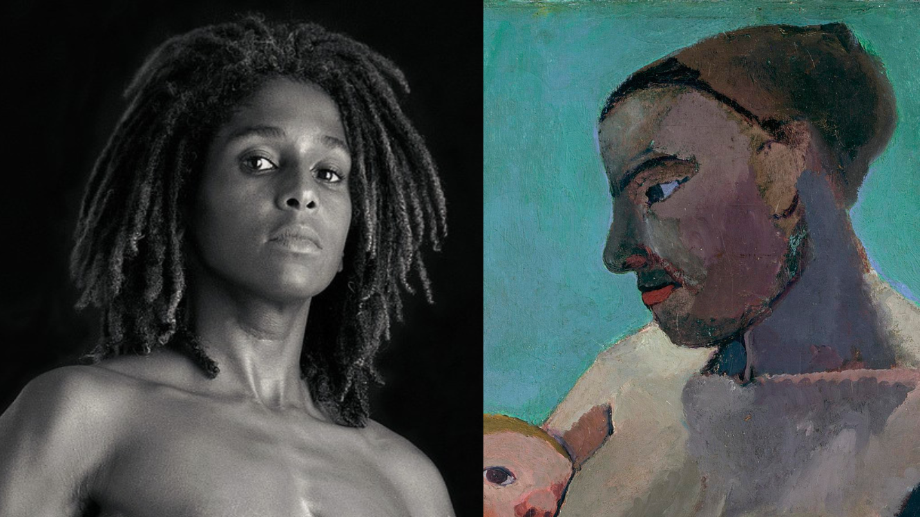Renee Cox, left, and Paula Modersohn-Becker, right