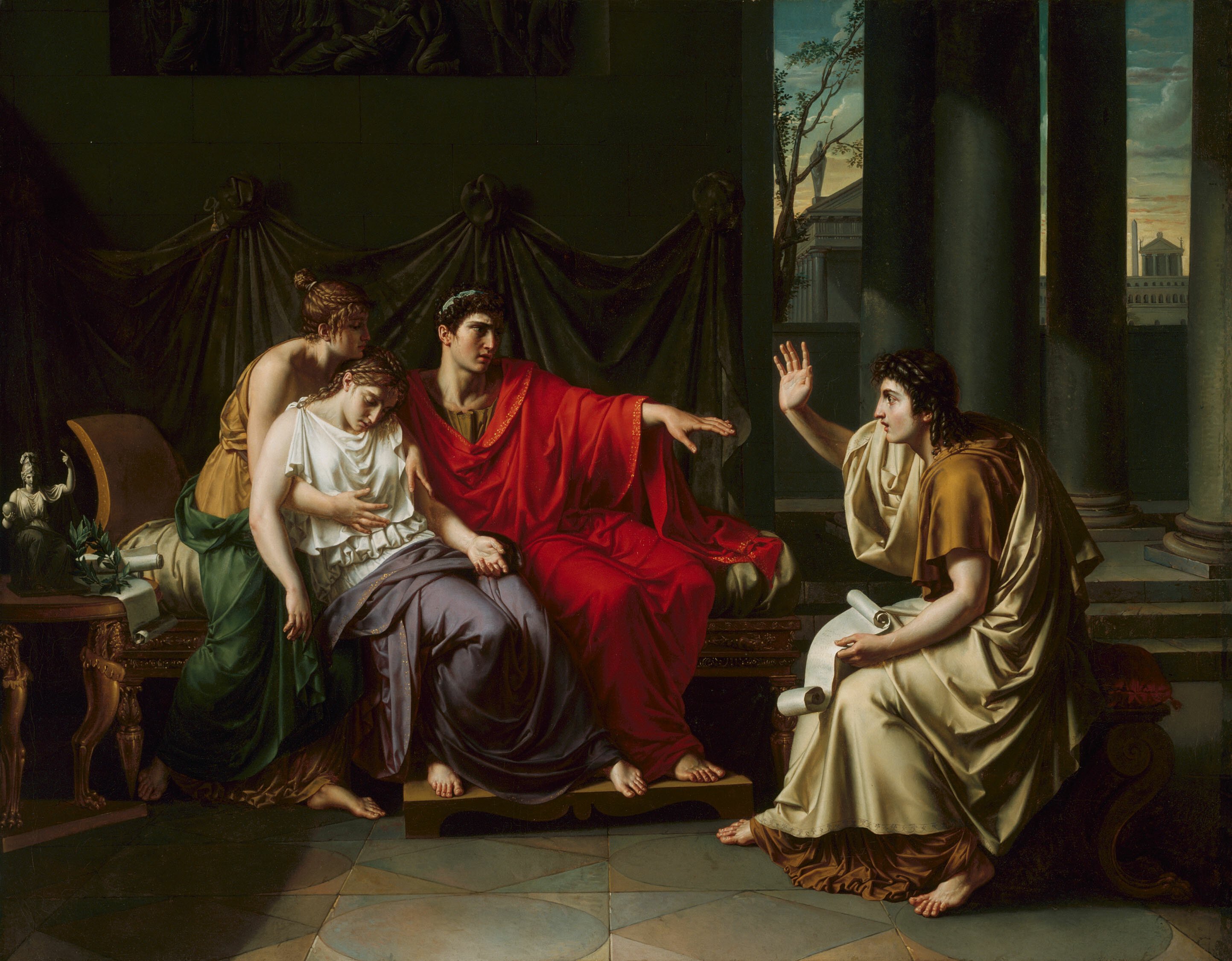 1963.258   Virgil Reading the  Aeneid  to Augustus, Octavia,...