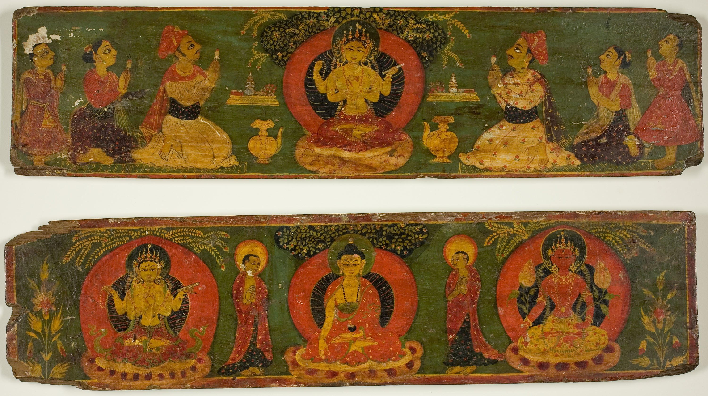 2004.757.4a Pair Of Buddhist Manuscript Covers