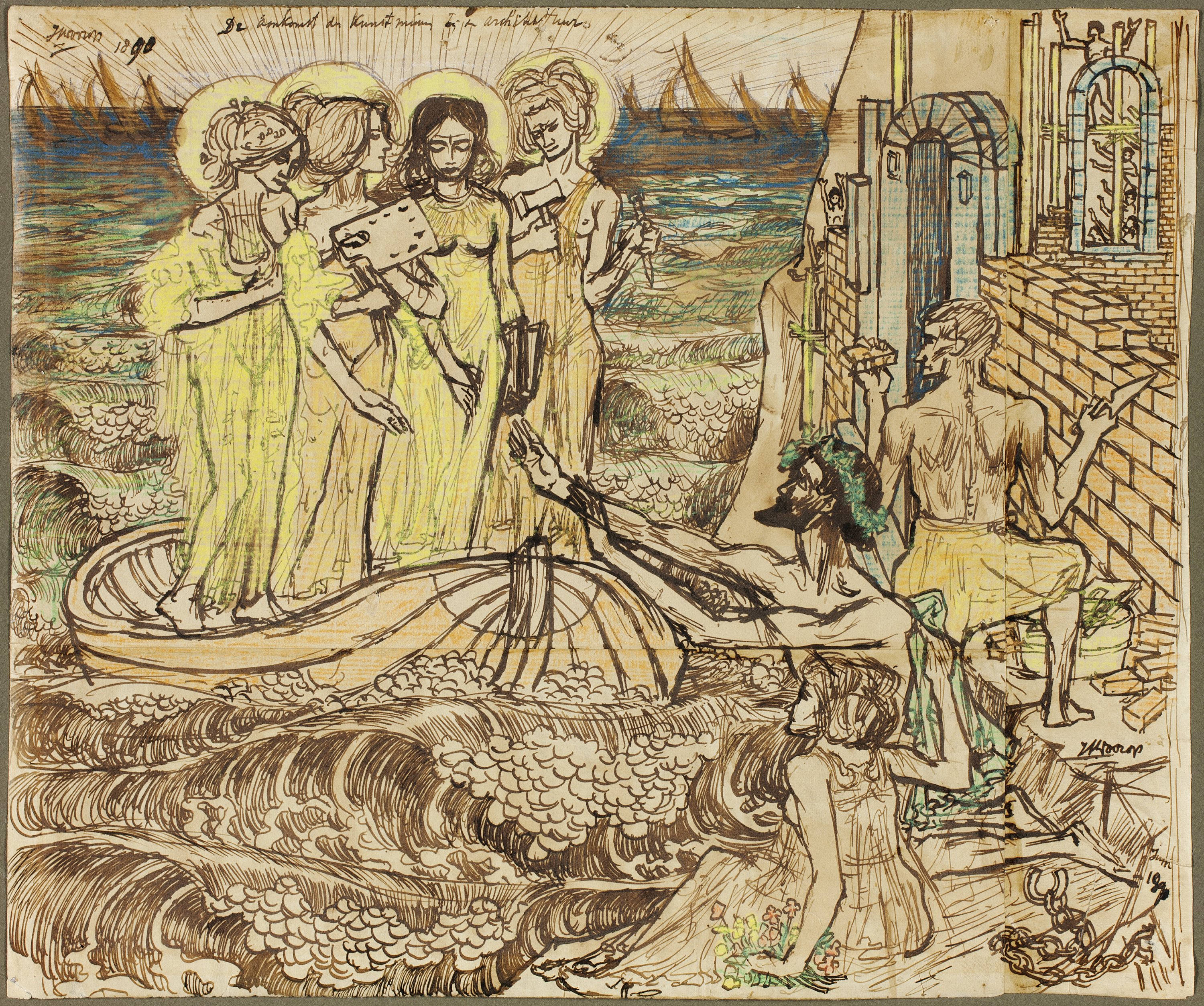 2013.1036 Jan Toorop The Arrival of the Muses