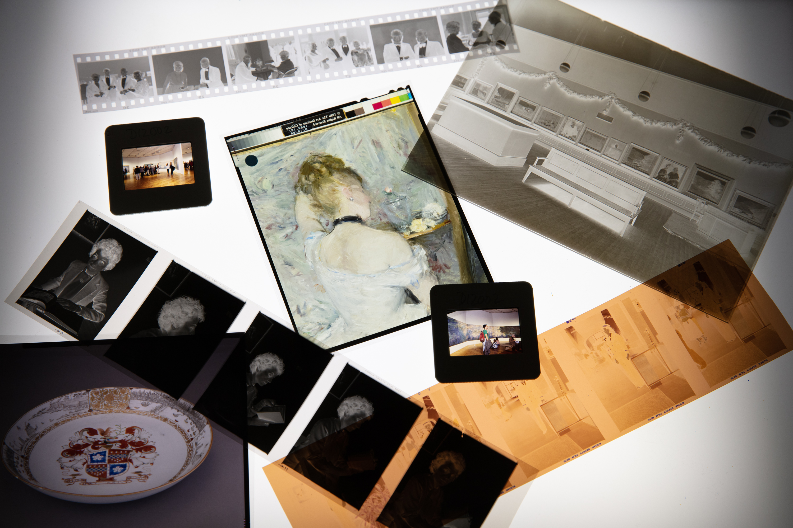 All the various negative types laid out together