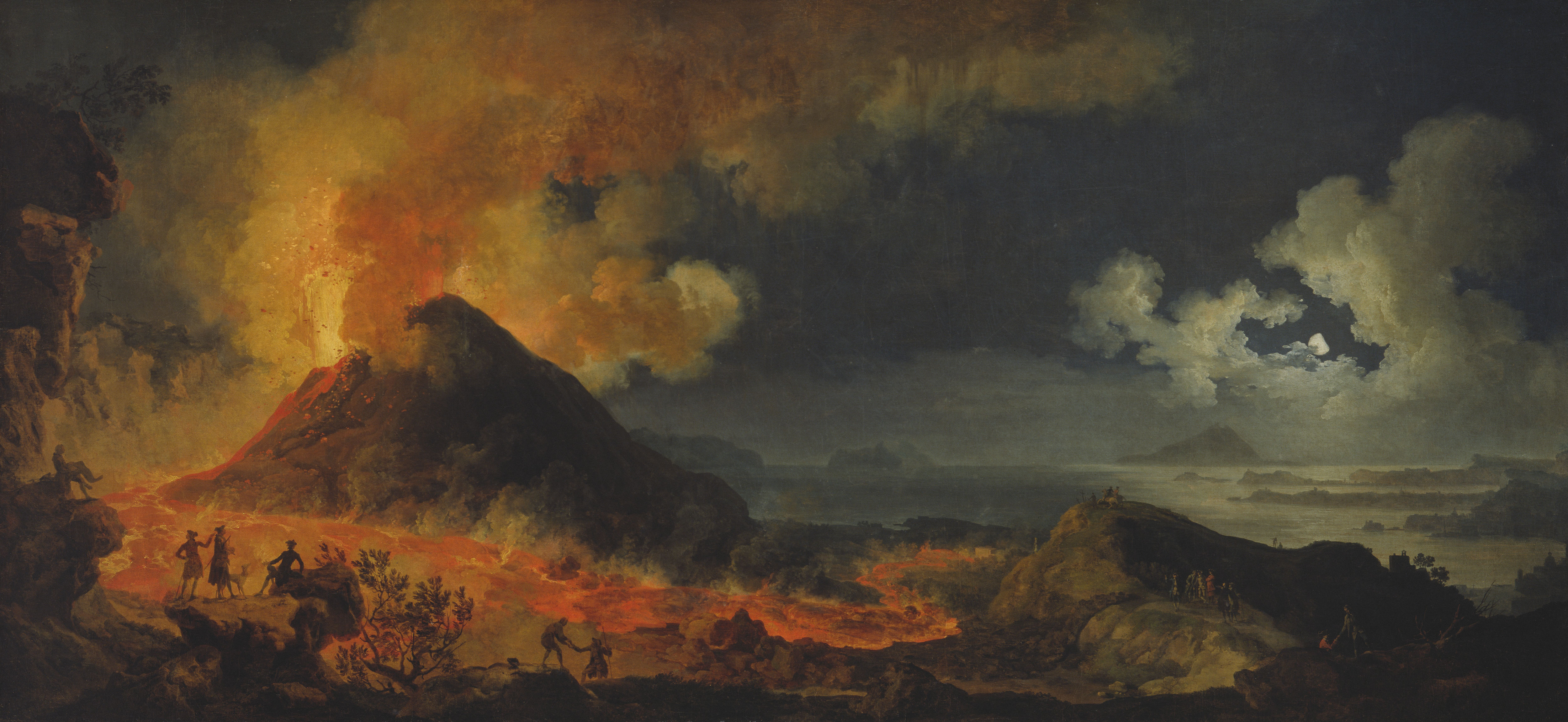 Pierre Jacques Volaire's The Eruption Of Vesuvius