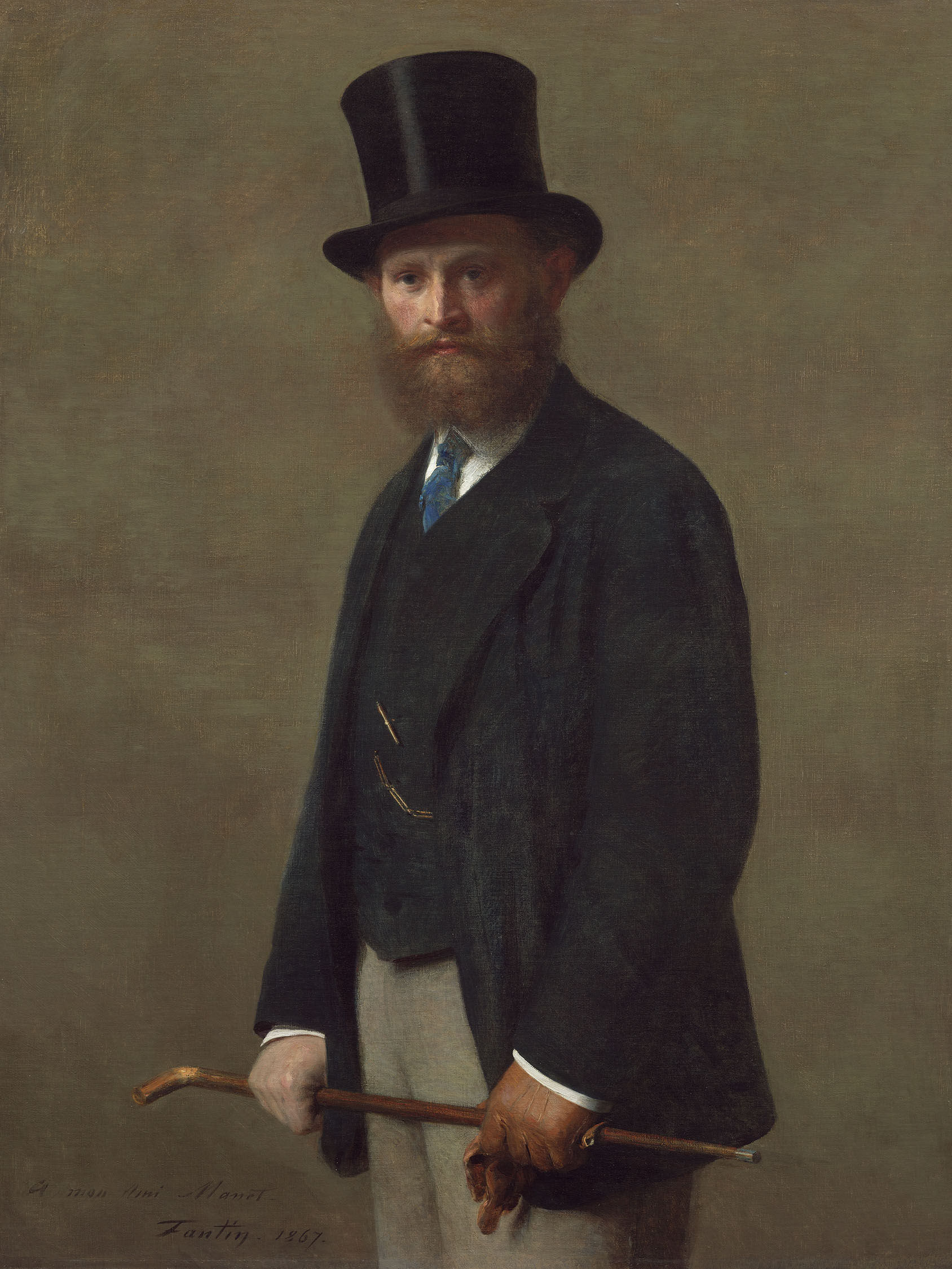 Portrait of Édouard Manet from1867 by Henri Fantin-Latour