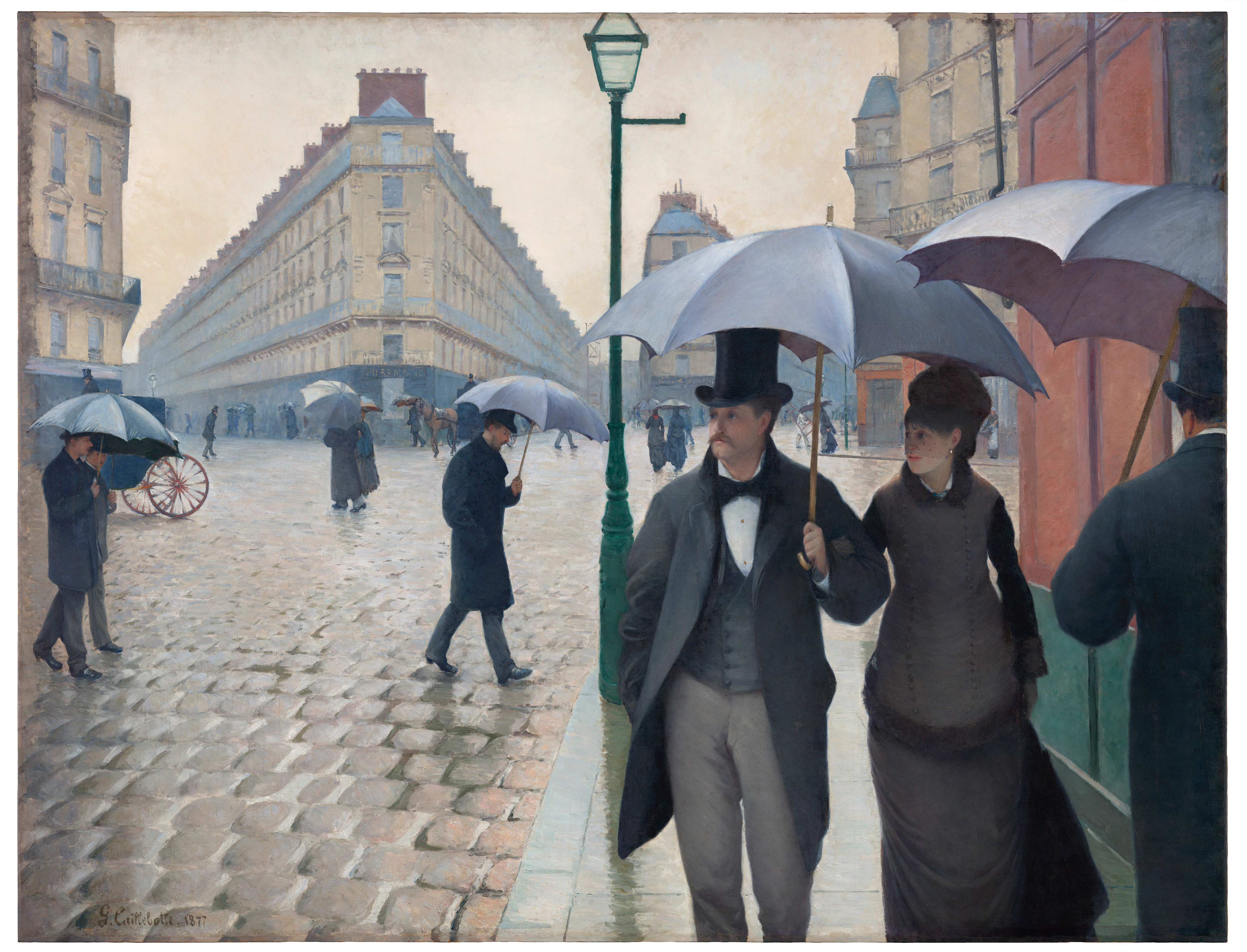 Cat. 2 Paris Street; Rainy Day, 1877 | The Art Institute of Chicago