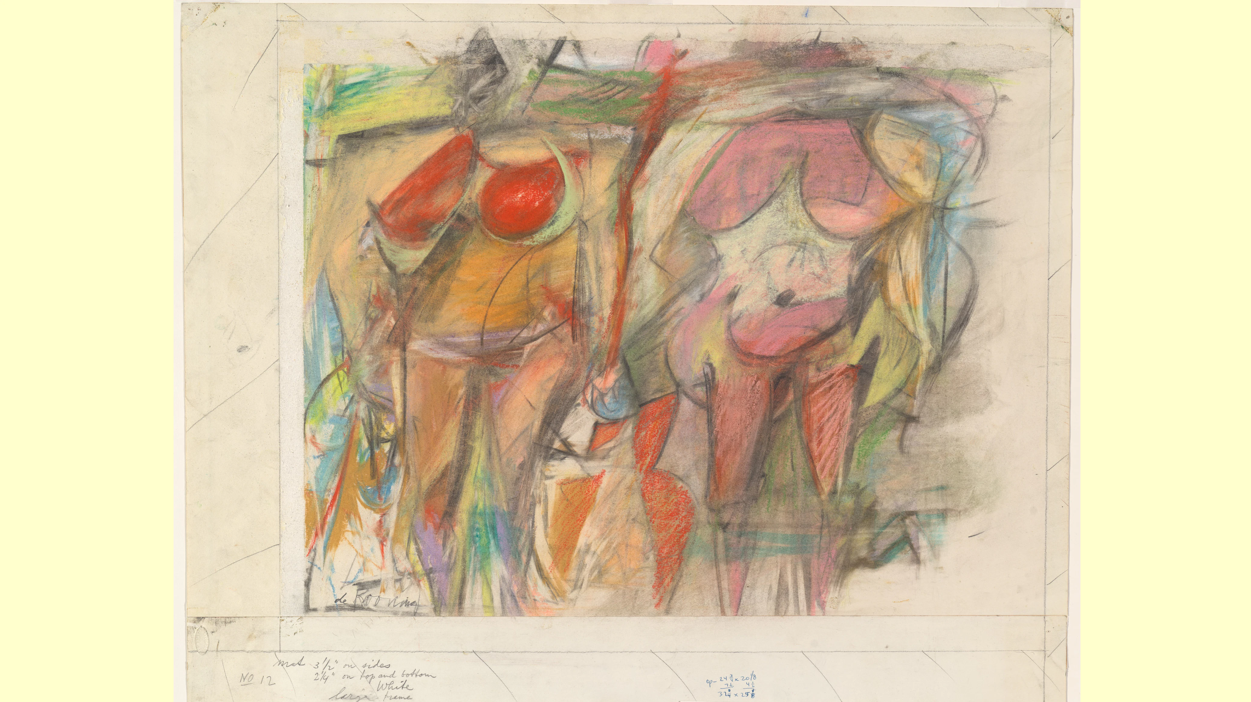 Willem de Kooning Drawing 전시 이미지