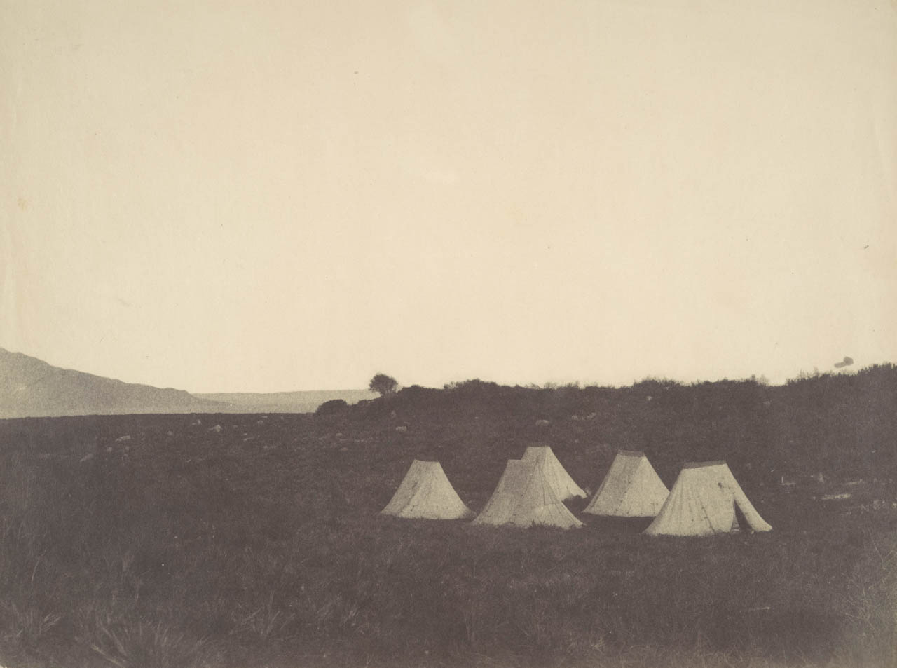 John Beasley Greene. [Camp by the Tombeau de la Chrétienne] 1856