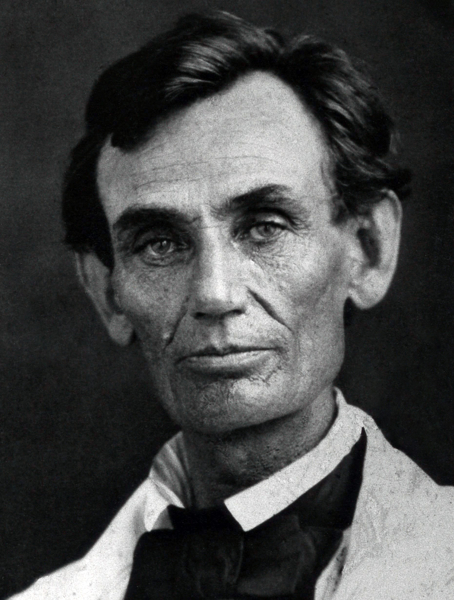 Abraham Lincoln By Byers 1858 Crop