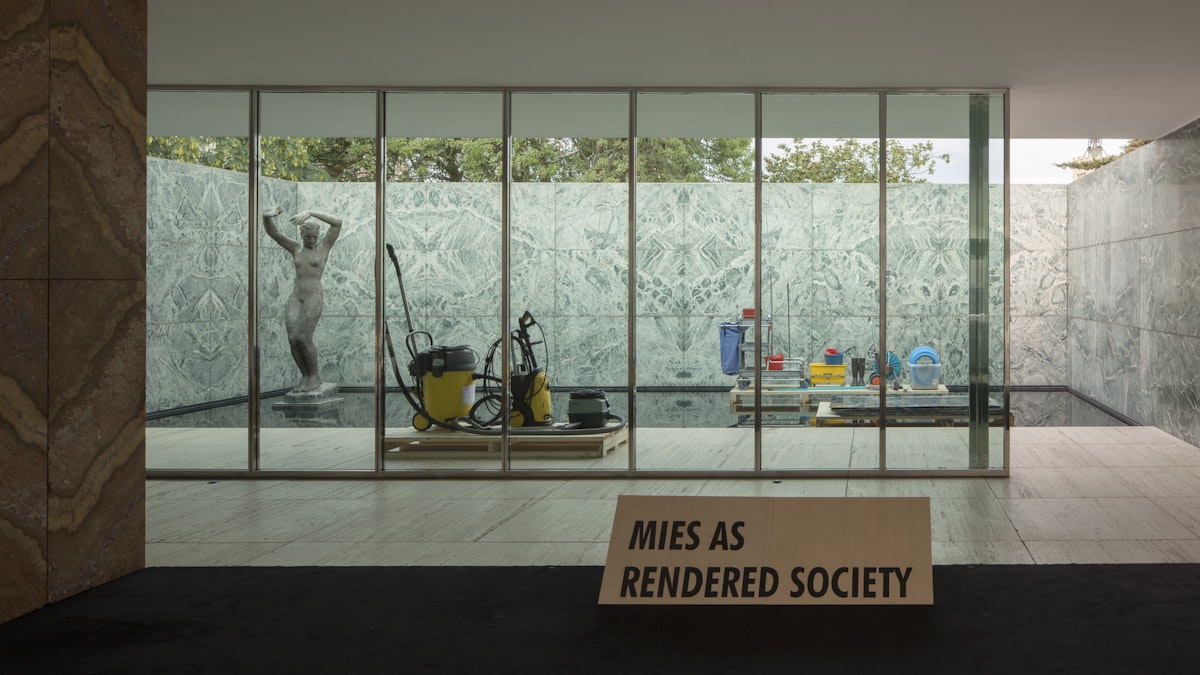 PHANTOM: Mies as Rendered Society by Andrés Jaque—Backstage Notes on Collecting Architecture