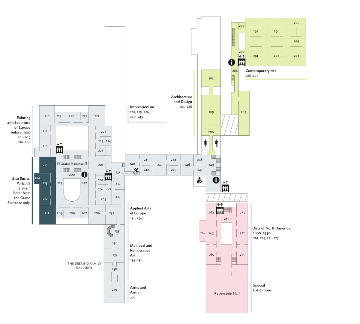 Museum Floor Plan The Art Institute of Chicago