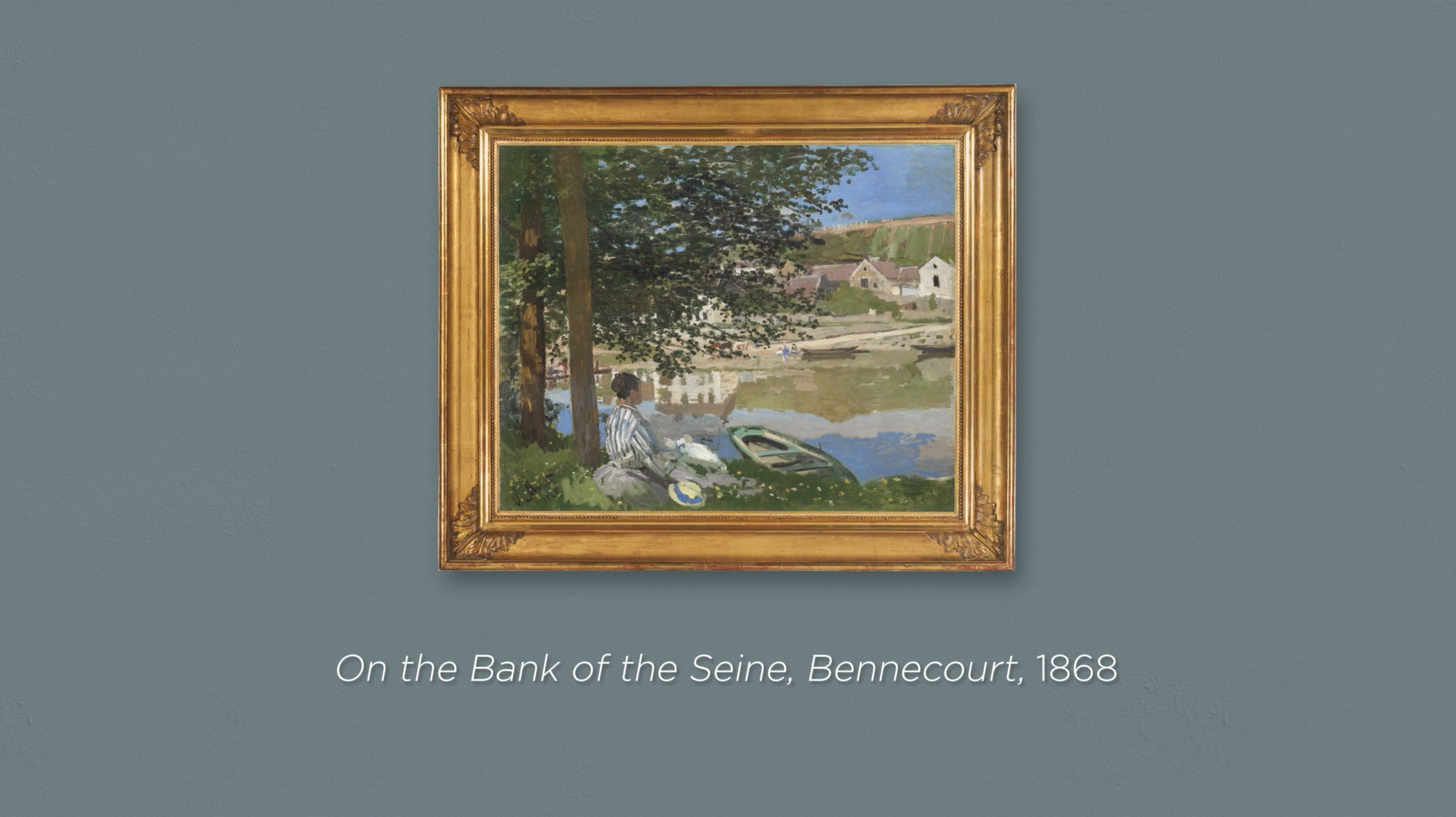 On The Bank Of The Seine, Bennecourt | Discovering Monet | The Art ...